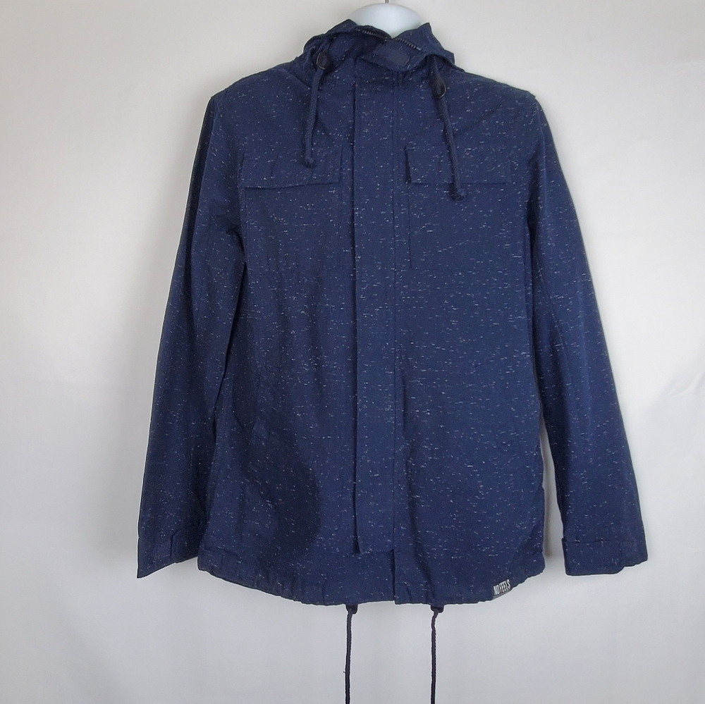 Divided H&M Blue Hooded Zip Up Jacket Men S